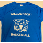  Short Sleeve Dri-Fit Tee Basketball Wildcat Head Logo